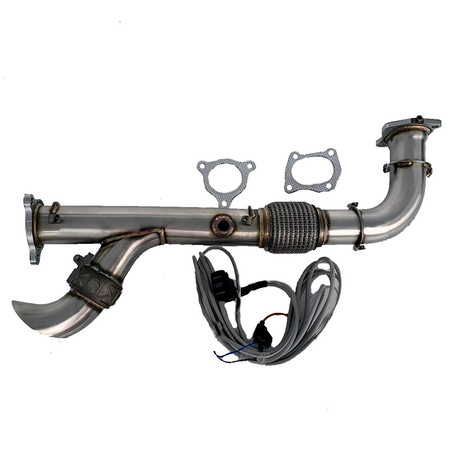 Silber Turbos Polaris RZR Turbo Shocker side dump downpipe photo 1
