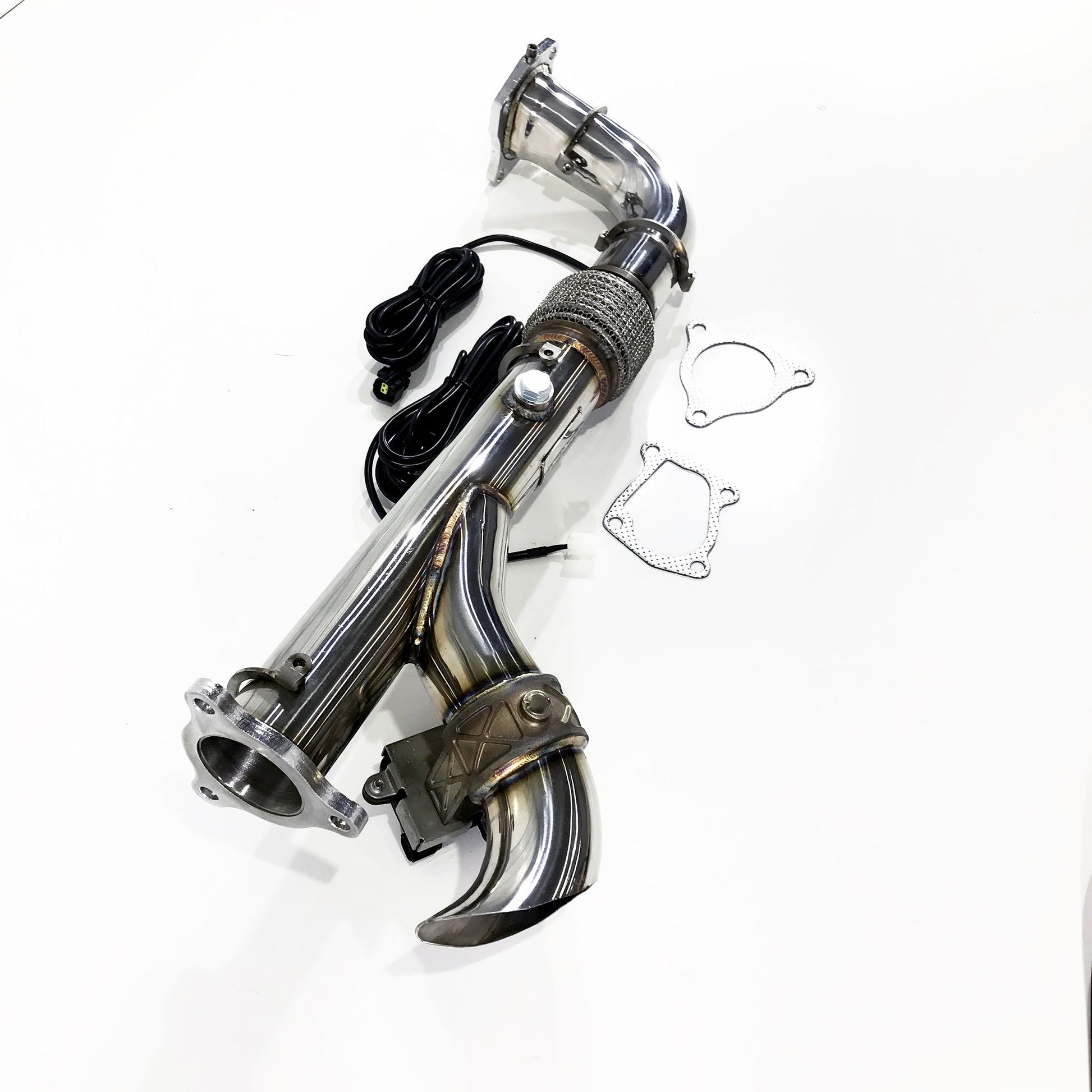 Silber Turbos Polaris RZR Turbo Shocker side dump downpipe photo 2