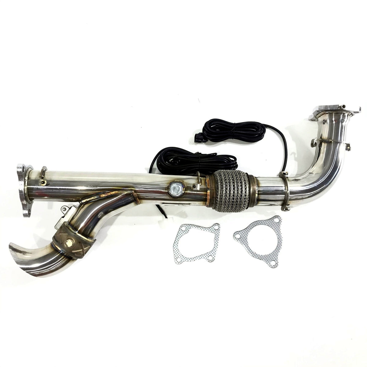 Silber Turbos Polaris RZR Turbo Shocker side dump downpipe photo 3