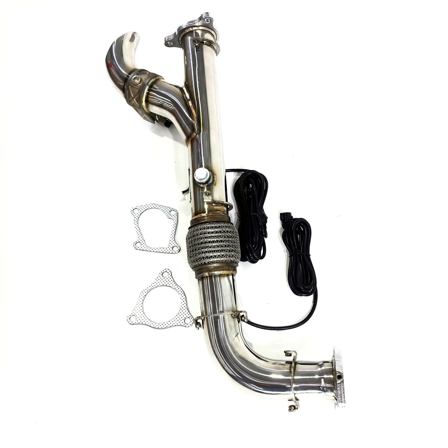 Silber Turbos Polaris RZR Turbo Shocker side dump downpipe photo 4