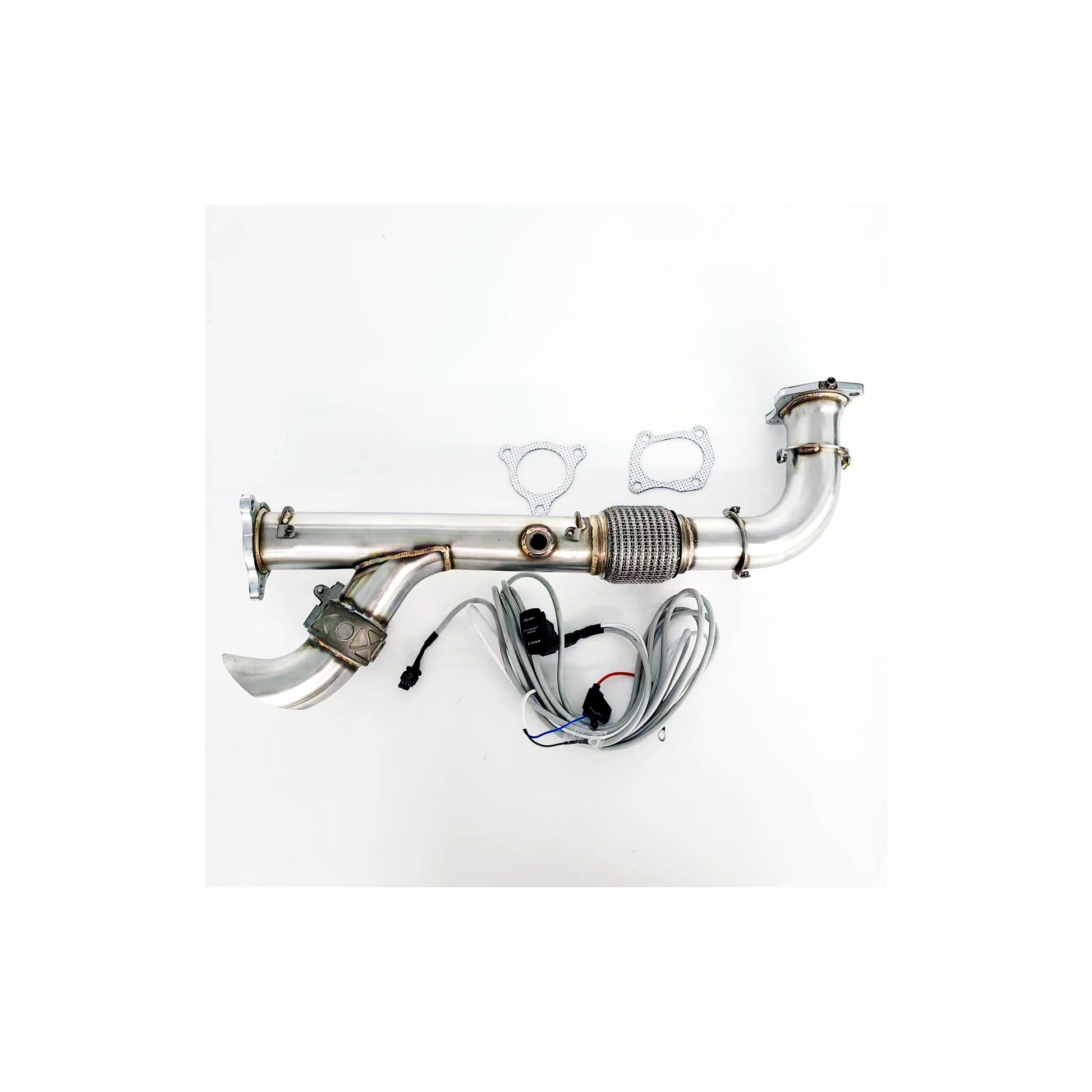 Silber Turbos Polaris RZR Turbo Shocker side dump downpipe photo 5