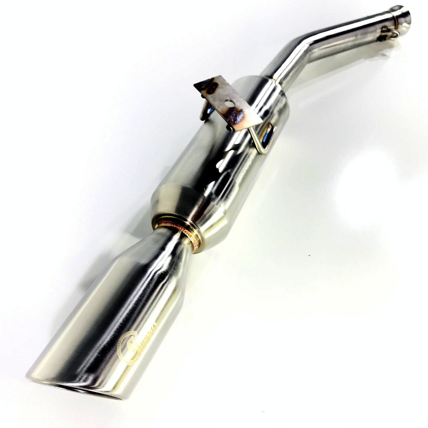 Silber Turbos Can-Am Ryker lightweight muffler on bike
