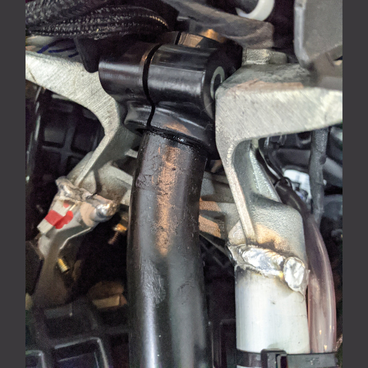 Upper billet steering block