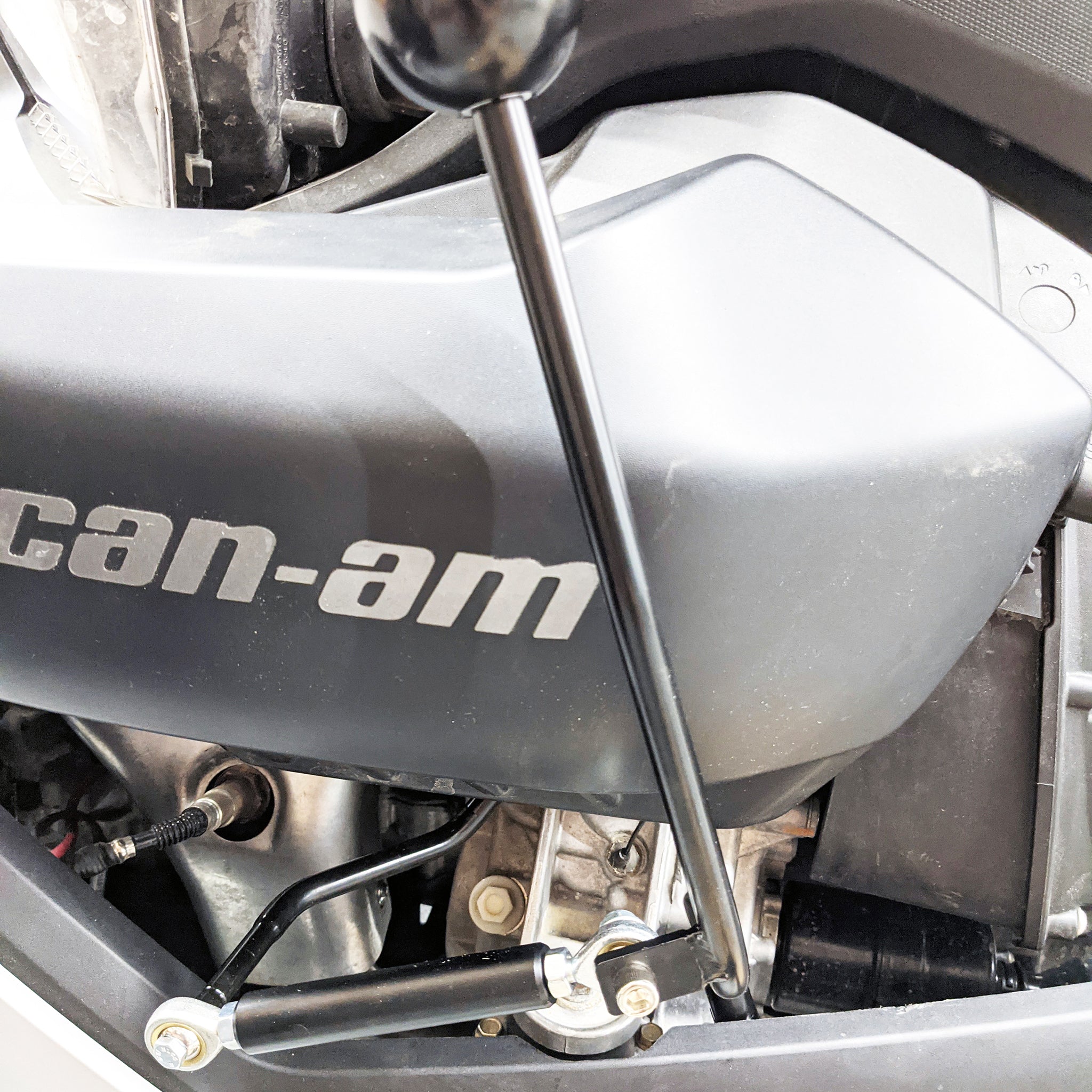 Custom Billet Pistol Grip shift knob shifter Can-Am Outlander Custom Billet Pistol Grip shift knob shifter Can-Am Outlander